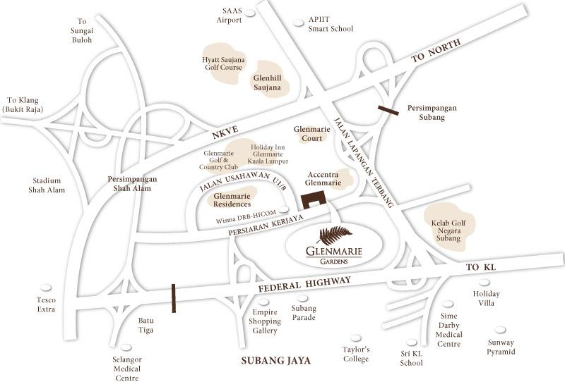 Glenmarie Gardens, Phase 1 @ Seksyen U1, Shah Alam, Selangor  Malaysia