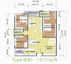 Floor Plan Type B/B1